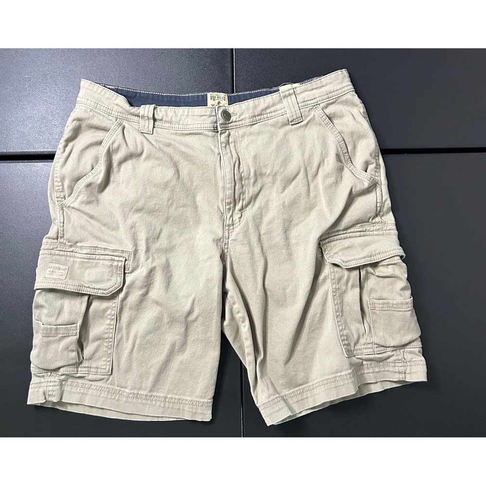 Redhead Khaki Cargo Shorts Mens 36